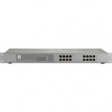 Cp Technologies LevelOne FEP-1612 Ethernet Switch - 16 Ports - 2 Layer Supported - PoE Ports - 1U High - Desktop, Rack-mountable FEP-1612