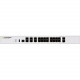 FORTINET FortiGate FG-100E Network Security/Firewall Appliance - 22 Port - 1000Base-T, 1000Base-X - Gigabit Ethernet - AES (256-bit), SHA-256 - 500 VPN - 21 x RJ-45 - 2 Total Expansion Slots - 5 Year 24X7 FortiCare and FortiGuard Enterprise Protection - 1