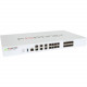 FORTINET FortiGate 100EF Network Security/Firewall Appliance - 10 Port - 1000Base-X, 1000Base-T Gigabit Ethernet - AES (256-bit), SHA-256 - USB - 10 x RJ-45 - 8 - SFP - 8 x SFP - Manageable - 1U - Rack-mountable, Wall Mountable FG-100EF-BDL-874-60