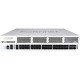 FORTINET FortiGate FG-1800F Network Security/Firewall Appliance - 18 Port - 10/100/1000Base-T, 10GBase-X, 40GBase-X, 1000Base-X - 40 Gigabit Ethernet - AES (256-bit), SHA-256 - 10000 VPN - 16 x RJ-45 - 26 Total Expansion Slots - 1 Year 24x7 FortiCare and 