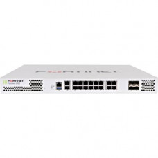 FORTINET FortiGate 200E Network Security/Firewall Appliance - 16 Port - 1000Base-T, 1000Base-X - Gigabit Ethernet - AES (256-bit), SHA-1 - 16 x RJ-45 - 4 Total Expansion Slots - 1U - Rack-mountable FG-200E-BDL-974-60