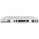 FORTINET FortiGate 200E Network Security/Firewall Appliance - 16 Port - 1000Base-T, 1000Base-X - Gigabit Ethernet - AES (256-bit), SHA-1 - 16 x RJ-45 - 4 Total Expansion Slots - 1U - Rack-mountable FG-200E-BDL-974-60