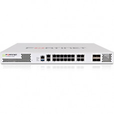 FORTINET FortiGate 200E Network Security/Firewall Appliance - 16 Port - 1000Base-T, 1000Base-X - Gigabit Ethernet - AES (256-bit), SHA-1 - 16 x RJ-45 - 4 Total Expansion Slots - 1U - Rack-mountable - TAA Compliance FG-200E-USG-BDL-950-60