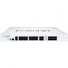 FORTINET FortiGate FG-200F Network Security/Firewall Appliance - 18 Port - 10/100/1000Base-T, 1000Base-X, 10GBase-X - 10 Gigabit Ethernet - AES (256-bit), SHA-256 - 500 VPN - 17 x RJ-45 - 12 Total Expansion Slots - 3 Year 24x7 FortiCare and FortiGuard Ent