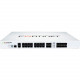 FORTINET FortiGate FG-200F Network Security/Firewall Appliance - 18 Port - 10/100/1000Base-T, 1000Base-X, 10GBase-X - 10 Gigabit Ethernet - AES (256-bit), SHA-256 - 500 VPN - 17 x RJ-45 - 12 Total Expansion Slots - 5 Year 24x7 FortiCare and FortiGuard Ent