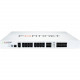 FORTINET FortiGate FG-200F Network Security/Firewall Appliance - 18 Port - 10/100/1000Base-T, 1000Base-X, 10GBase-X - 10 Gigabit Ethernet - AES (256-bit), SHA-256 - 500 VPN - 17 x RJ-45 - 12 Total Expansion Slots - 1 Year 24x7 FortiCare and FortiGuard UTP