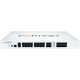 FORTINET FortiGate FG-201F Network Security/Firewall Appliance - 18 Port - 10/100/1000Base-T, 1000Base-X, 10GBase-X - 10 Gigabit Ethernet - AES (256-bit), SHA-256 - 500 VPN - 17 x RJ-45 - 12 Total Expansion Slots - 1 Year 24x7 FortiCare and FortiGuard Ent