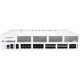 FORTINET FortiGate FG-2600F Network Security/Firewall Appliance - 16 Port - 10GBase-T, 10GBase-X, 1000Base-X, 100GBase-X, 40GBase-X - 100 Gigabit Ethernet - AES (256-bit), SHA-256 - 30000 VPN - 16 x RJ-45 - 22 Total Expansion Slots - 3 Year 24x7 FortiCare