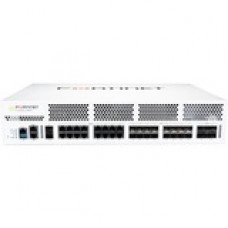FORTINET FortiGate FG-2601F Network Security/Firewall Appliance - 16 Port - 10GBase-T, 10GBase-X, 1000Base-X, 100GBase-X, 40GBase-X - 100 Gigabit Ethernet - AES (256-bit), SHA-256 - 30000 VPN - 16 x RJ-45 - 22 Total Expansion Slots - 2U - Rack-mountable, 