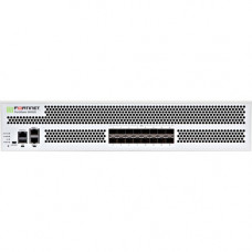 FORTINET FortiGate 3000D-DC Network Security/Firewall Appliance - 10GBase-X 10 Gigabit Ethernet - AES (256-bit), SHA-256 - 30000 VPN - USB - 16 - SFP+ - 16 x SFP+ - Manageable - 2U - Rack-mountable, Rail-mountable - TAA Compliance FG-3000D-DC