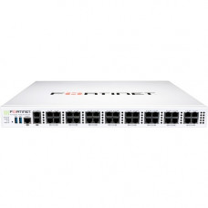 FORTINET FortiGate FG-400E-BYPASS Network Security/Firewall Appliance - 34 Port - 10/100/1000Base-T - Gigabit Ethernet - AES (256-bit), SHA-256 - 500 VPN - 32 x RJ-45 - 5 Year 24x7 FortiCare and FortiGuard Enterprise Protection - 1U - Rack-mountable FG-40