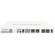 FORTINET FortiGate 501E Network Security/Firewall Appliance - 8 Port - 1000Base-X, 1000Base-T, 10GBase-X - Gigabit Ethernet - AES (128-bit), AES (256-bit), SHA-256 - 8 x RJ-45 - 10 Total Expansion Slots - 1U - Rack-mountable FG-501E-BDL-871-12