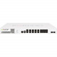 FORTINET FortiGate 600D Network Security/Firewall Appliance - 8 Port - 1000Base-X, 1000Base-T, 10GBase-X - 10 Gigabit Ethernet - AES (256-bit), SHA-1 - 8 x RJ-45 - 10 Total Expansion Slots - 1U - Rack-mountable FG-600D-BDL-USG-874-60