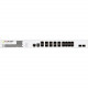 FORTINET FortiGate 600D Network Security/Firewall Appliance - 10 Port - 10GBase-X, 1000Base-X, 1000Base-T 10 Gigabit Ethernet - AES (128-bit), AES (256-bit), SHA-256 - 5000 VPN - USB - 8 x RJ-45 - 10 - SFP+, SFP - 8 x SFP - 2 x SFP+ - Manageable - 1U - Ra