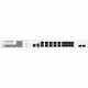 FORTINET FortiGate FG-600D Network Security/Firewall Appliance - 10 Port - 1000Base-T, 10GBase-X, 1000Base-X 10 Gigabit Ethernet - AES (256-bit), SHA-1 - 5000 VPN - USB - 10 x RJ-45 - 10 - SFP, SFP+ - 8 x SFP - 2 x SFP+ - Manageable - 1U - Rack-mountable 