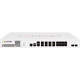 FORTINET FortiGate FG-600D Network Security/Firewall Appliance - 8 Port - 1000Base-X, 1000Base-T, 10GBase-X 10 Gigabit Ethernet - AES (256-bit), SHA-1 - USB - 8 x RJ-45 - 10 - SFP, SFP+ - 8 x SFP - 2 x SFP+ - Manageable - 1U - Rack-mountable FG-600D