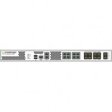 FORTINET FortiGate FG-600E Network Security/Firewall Appliance - 10 Port - 10/100/1000Base-T, 1000Base-X, 10GBase-X - 10 Gigabit Ethernet - AES (256-bit), SHA-256 - 10000 VPN - 8 x RJ-45 - 10 Total Expansion Slots - 1 Year 24x7 FortiCare and FortiGuard En