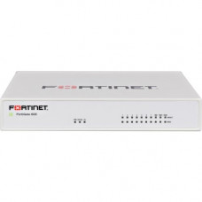 FORTINET FortiGate 60E Network Security/Firewall Appliance - 10 Port - 1000Base-T Gigabit Ethernet - AES (256-bit), SHA-1 - USB - 10 x RJ-45 - Manageable - Desktop FG-60E-POE-BDL-871-12