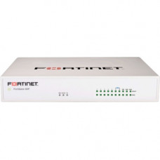 FORTINET FortiGate FG-60F Network Security/Firewall Appliance - 10 Port - 10/100/1000Base-T - Gigabit Ethernet - AES (256-bit), SHA-256 - 200 VPN - 10 x RJ-45 - Desktop, Wall Mountable FG-60F-BDL-950-12
