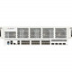 FORTINET FortiGate FG-6500F-DC Network Security/Firewall Appliance - 100GBase-X, 40GBase-X, 10GBase-X - 100 Gigabit Ethernet - AES (256-bit), SHA-256 - 30000 VPN - 30 Total Expansion Slots - 3U - Rack-mountable FG-6500F-DC