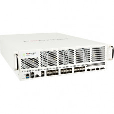 FORTINET FortiGate FG-6501F-DC Network Security/Firewall Appliance - 100GBase-X, 40GBase-X, 10GBase-X - 100 Gigabit Ethernet - AES (256-bit), SHA-256 - 30000 VPN - 30 Total Expansion Slots - 5 Year 24x7 FortiCare and FortiGuard Unified Threat Protection (