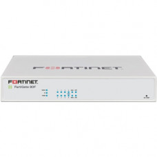 FORTINET FortiGate FG-80F Network Security/Firewall Appliance - 10 Port - 1000Base-T, 1000Base-X - Gigabit Ethernet - AES (256-bit), SHA-256 - 200 VPN - 10 x RJ-45 - 2 Total Expansion Slots - 3 Year ASE FortiCare and FortiGuard 360 Protection - Desktop, W