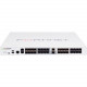 FORTINET FortiGate 900D Network Security/Firewall Appliance - 16 Port - 1000Base-T, 10GBase-X, 1000Base-X 10 Gigabit Ethernet - AES (256-bit), SHA-256 - 10000 VPN - USB - 16 x RJ-45 - 18 - SFP, SFP+ - 16 x SFP - 2 x SFP+ - Manageable - 1U - Rack-mountable