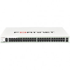 FORTINET FortiGate 94D-POE Network Security/Firewall Appliance - 50 Port - 1000Base-T, 1000Base-X - Gigabit Ethernet - AES (256-bit), SHA-1 - 26 x RJ-45 - 2 Total Expansion Slots - 1U - Rack-mountable FG-94D-POE-BDL-950-48