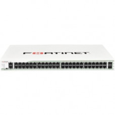 FORTINET FortiGate 94D-POE Network Security/Firewall Appliance - 50 Port - 1000Base-T, 1000Base-X Gigabit Ethernet - AES (256-bit), SHA-1 - USB - 26 x RJ-45 - 24 x PoE Ports - 2 - SFP - 2 x SFP - Manageable - 1U - Rack-mountable FG-94D-POE-BDL-950-60