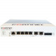 FORTINET FortiGate Rugged FGR-60F Network Security/Firewall Appliance - 6 Port - 10/100/1000Base-T, 1000Base-X - Gigabit Ethernet - AES (256-bit), SHA-256 - 100 VPN - 6 x RJ-45 - 2 Total Expansion Slots - 1 Year 24x7 FortiCare and FortiGuard UTP - Desktop