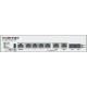 FORTINET FortiGate Rugged FGR-60F Network Security/Firewall Appliance - 6 Port - 10/100/1000Base-T, 1000Base-X - 100 VPN - 6 x RJ-45 - 2 Total Expansion Slots - DIN Rail Mountable, Wall Mountable, Desktop FGR-60F-LENC