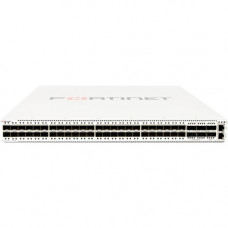 FORTINET FortiSwitch 1048E Ethernet Switch - Manageable - 3 Layer Supported - Modular - Optical Fiber - 1U High - Rack-mountable - Lifetime Limited Warranty - TAA Compliance FS-1048E