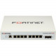 FORTINET FortiSwitch 108F-FPOE Ethernet Switch - 8 Ports - Manageable - Gigabit Ethernet - 10/100/1000Base-T, 1000Base-X - 2 Layer Supported - Modular - 2 SFP Slots - Power Supply - 139.20 W Power Consumption - 130 W PoE Budget - Optical Fiber, Twisted Pa