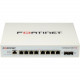 FORTINET FortiSwitch 108F-POE Ethernet Switch - 8 Ports - Manageable - Gigabit Ethernet - 10/100/1000Base-T, 1000Base-X - 2 Layer Supported - Modular - 2 SFP Slots - Power Supply - 74.40 W Power Consumption - 65 W PoE Budget - Optical Fiber, Twisted Pair 
