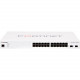 FORTINET FortiSwitch 424D Ethernet Switch - 24 Ports - Manageable - 2 Layer Supported - Modular - Optical Fiber, Twisted Pair - 1U High - Rack-mountable - TAA Compliance FS-424D