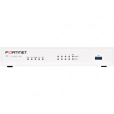 FORTINET FortiWifi FWF-30E Network Security/Firewall Appliance - 5 Port - 10/100/1000Base-T - Gigabit Ethernet - Wireless LAN IEEE 802.11a/b/g/n - AES (256-bit), SHA-256 - 100 VPN - 5 x RJ-45 - 5 Year 24X7 FORTICARE - Desktop, Rack-mountable FWF-30E-V-BDL