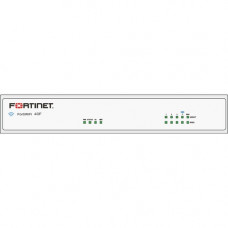 FORTINET FortiWifi FWF-40F Network Security/Firewall Appliance - 5 Port - 10/100/1000Base-T - Gigabit Ethernet - Wireless LAN IEEE 802.11ac - AES (256-bit), SHA-256 - 200 VPN - 5 x RJ-45 - 3 Year 24x7 FortiCare and FortiGuard UTP - Desktop, Wall Mountable