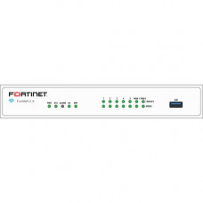 FORTINET FortiWifi FWF-50E Network Security/Firewall Appliance - 7 Port - 10/100/1000Base-T - Gigabit Ethernet - Wireless LAN IEEE 802.11a/b/g/n - AES (256-bit), SHA-256 - 200 VPN - 7 x RJ-45 - 3 Year 24X7 FortiCare and FortiGuard Enterprise Protection - 