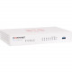 FORTINET FortiWifi FWF-50E Network Security/Firewall Appliance - 7 Port - 10/100/1000Base-T - Gigabit Ethernet - Wireless LAN IEEE 802.11a/b/g/n - AES (256-bit), SHA-256 - 200 VPN - 7 x RJ-45 - 1 Year 24x7 FortiCare and FortiGuard UTP - Desktop FWF-50E-P-