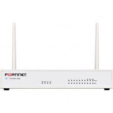FORTINET FortiWifi FWF-60E Network Security/Firewall Appliance - 10 Port - 10/100/1000Base-T - Gigabit Ethernet - Wireless LAN IEEE 802.11ac - AES (256-bit), SHA-256 - 200 VPN - 10 x RJ-45 - Desktop, Wall Mountable FWF-60E-F
