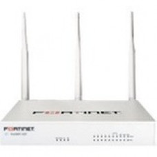 FORTINET FortiWifi FWF-60F Network Security/Firewall Appliance - 10 Port - 10/100/1000Base-T - Gigabit Ethernet - Wireless LAN IEEE 802.11 a/b/g/n/ac - SHA-256, AES (256-bit) - 200 VPN - 10 x RJ-45 - 5 Year 24x7 FortiCare and FortiGuard UTP - Desktop, Rac