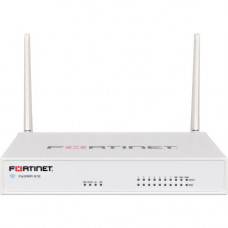 FORTINET FortiWifi 61E Network Security/Firewall Appliance - 10 Port - 1000Base-T - Gigabit Ethernet - Wireless LAN IEEE 802.11ac - AES (256-bit), SHA-256, AES (128-bit) - 10 x RJ-45 - Desktop, Wall Mountable FWF-61E-BDL-874-36