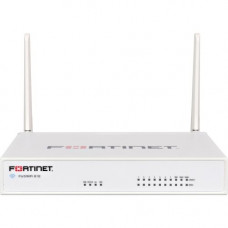 FORTINET FortiWifi 61E Network Security/Firewall Appliance - 10 Port - 1000Base-T - Gigabit Ethernet - Wireless LAN IEEE 802.11ac - AES (256-bit), SHA-1 - 10 x RJ-45 - Desktop FWF-61E-BDL-USG-950-12