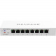 Netgear 8-Port Gigabit Ethernet PoE+ Insight Managed Smart Cloud Switch w/FlexPoE Power - 8 Ports - Manageable - 4 Layer Supported - Twisted Pair - Rack-mountable, Desktop, Wall Mountable - 5 Year Limited Warranty GC108P-100NAS