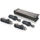 IOGEAR GCS1104 KVM Switch - 4 x 1 - 4 x DVI-I Video, 4 x Microphone, 4 x Audio, 4 x Type B USB - RoHS, TAA Compliance GCS1104