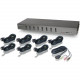 IOGEAR 8-Port DVI KVMP Switch Kit - 8 Computer(s) - 1 Local User(s) - 2048 x 1536 - 10 x USB - 8 x DVI1 x VGA - Rack-mountable - TAA Compliance GCS1108KIT1