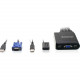 IOGEAR USB KVM Switch - 4 x 1 - 4 x HD-15 Video, 4 x Type A USB - Desktop - RoHS Compliance GCS24U