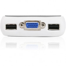 IOGEAR MiniView Micro USB Plus 2-Port KVM Switch - 2 Computer(s) - 1 Local User(s) - 2048 x 1536 - 2 x USB1 x VGA GCS632U