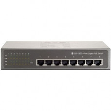 Cp Technologies LevelOne 8-Port Gigabit PoE Switch - 8 Ports - 2 Layer Supported - PoE Ports - Desktop, Rack-mountable, Wall Mountable GEP-0820