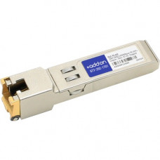 AddOn Cisco GLC-TE Compatible TAA Compliant 10/100/1000Base-TX SFP Transceiver (Copper, 100m, RJ-45, Rugged) - 100% compatible and guaranteed to work - RoHS, TAA Compliance GLC-TE-AO